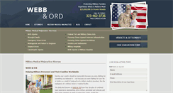 Desktop Screenshot of bestmilitarymedicalmalpracticelawyer.com